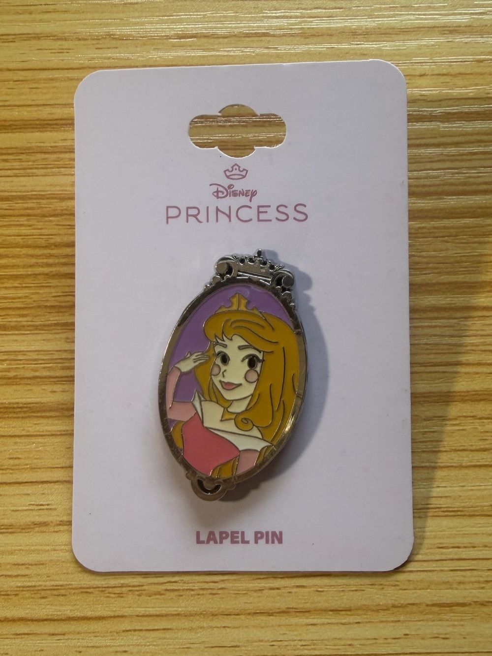Disney Princess Aurora Oval Portrait Enamel Pin